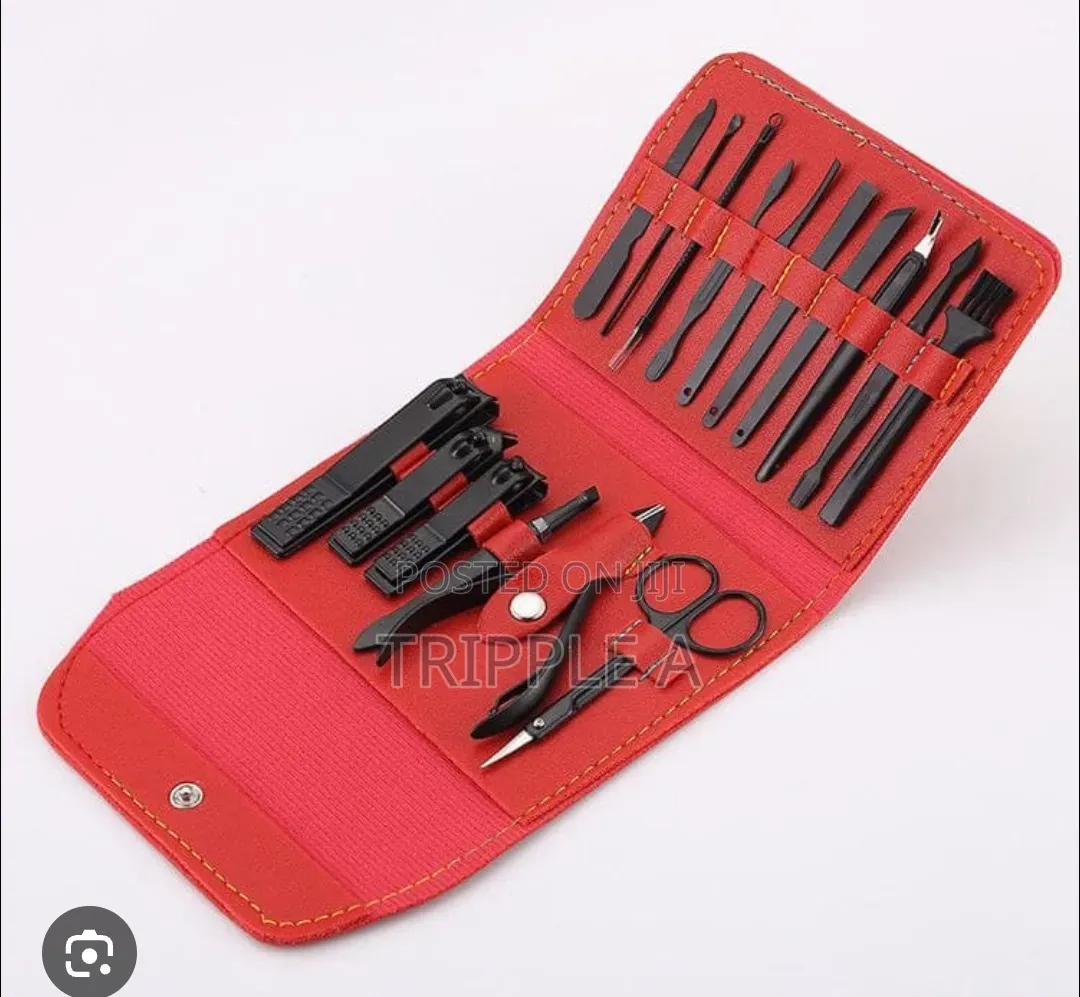16pcs Manicure Cutters Nail Clipper Set Household Kit