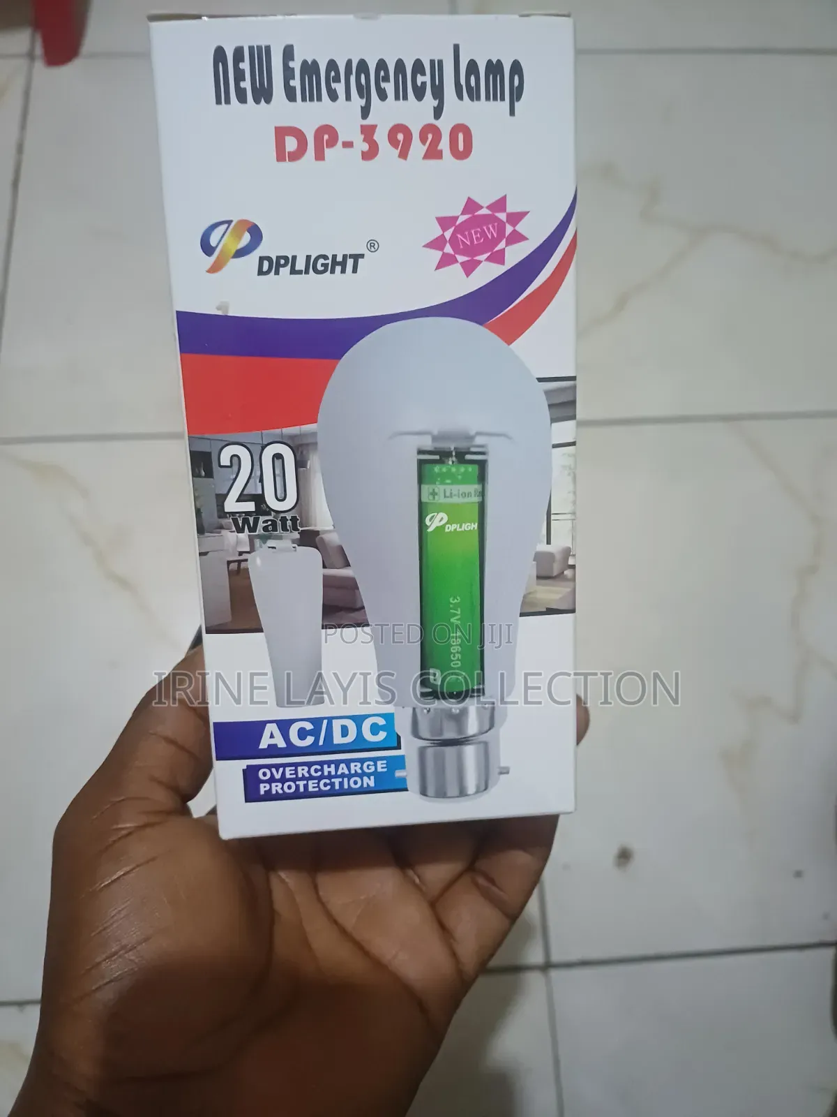 Dp Light Ac/Dc Rechargeable Emergency Lamp