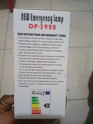 Dp Light Ac/Dc Rechargeable Emergency Lamp