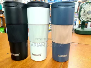 White Always Vacuum Cup Is a Stainless Steel, Double-Walled