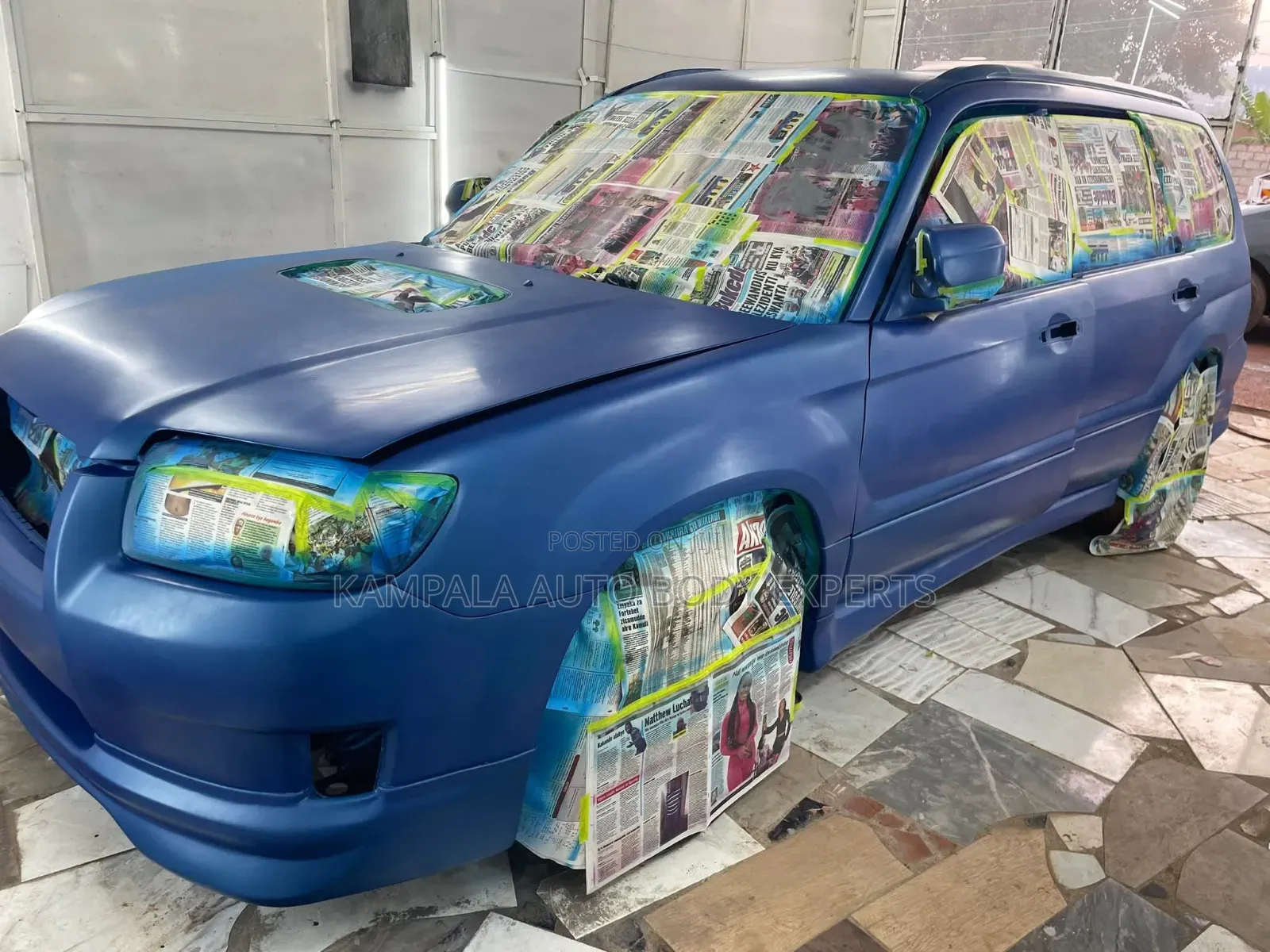 Subaru Forester Body Spraying