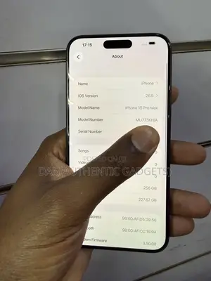 Apple iPhone 15 Pro Max 256 GB Black
