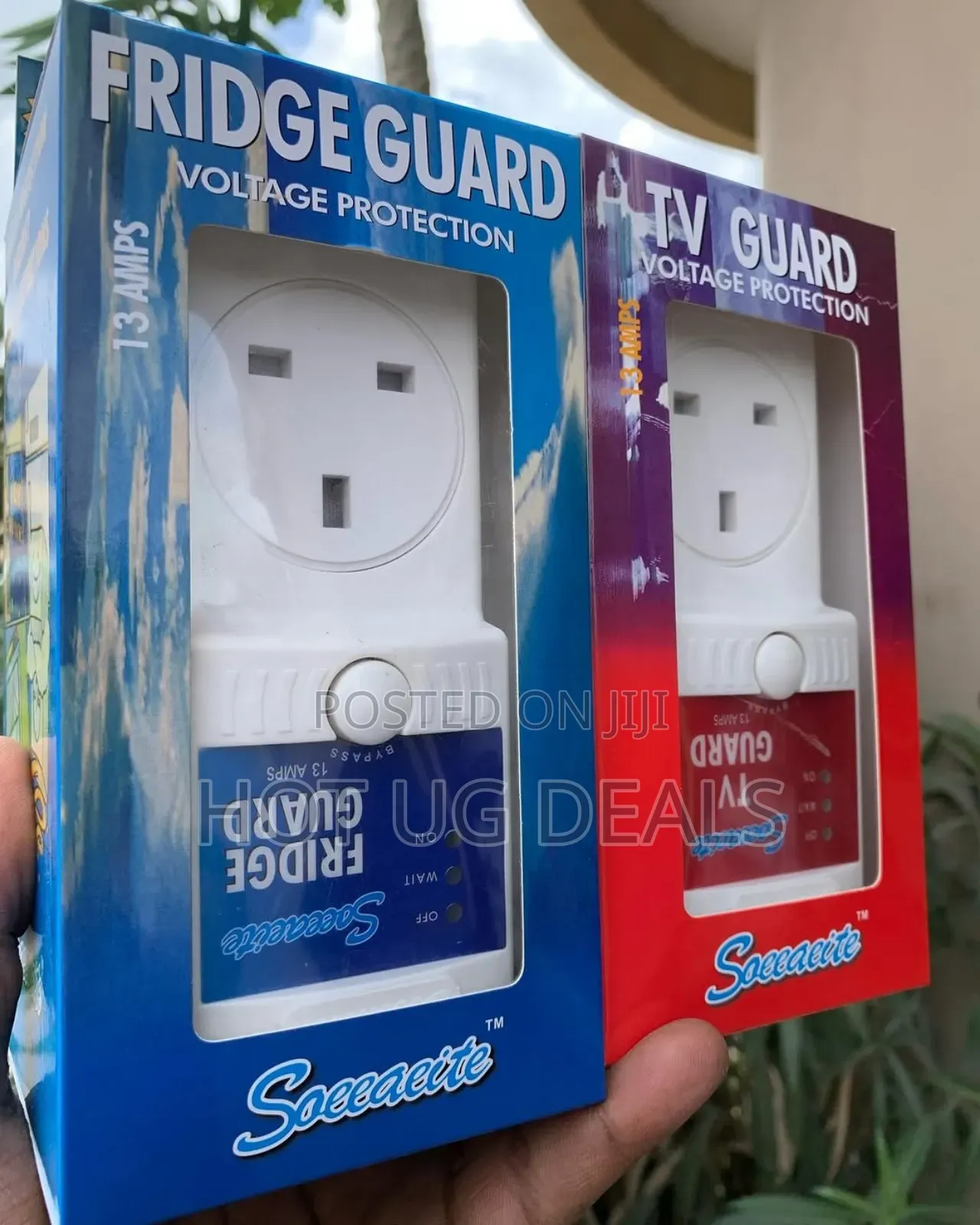 Sollatek Package of Tv Guard and Fridge Guard Protector-White