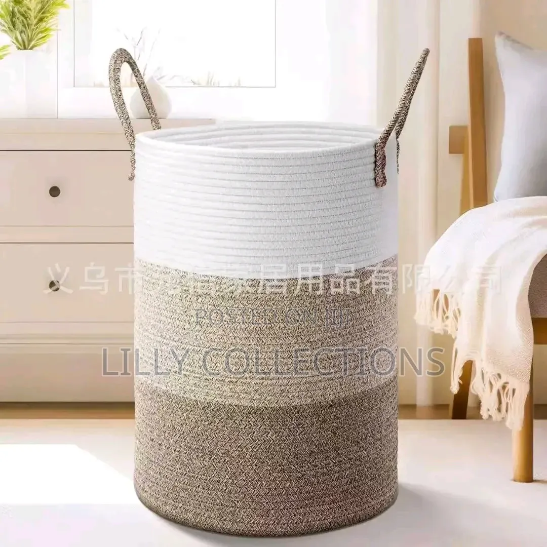 Cotton Foldable Rope Basket