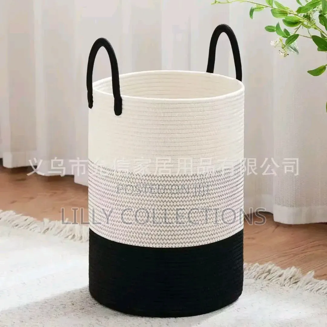 Cotton Foldable Rope Basket