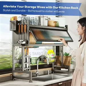 All-in-One Over-the-Sink Kitchen Storage Rack