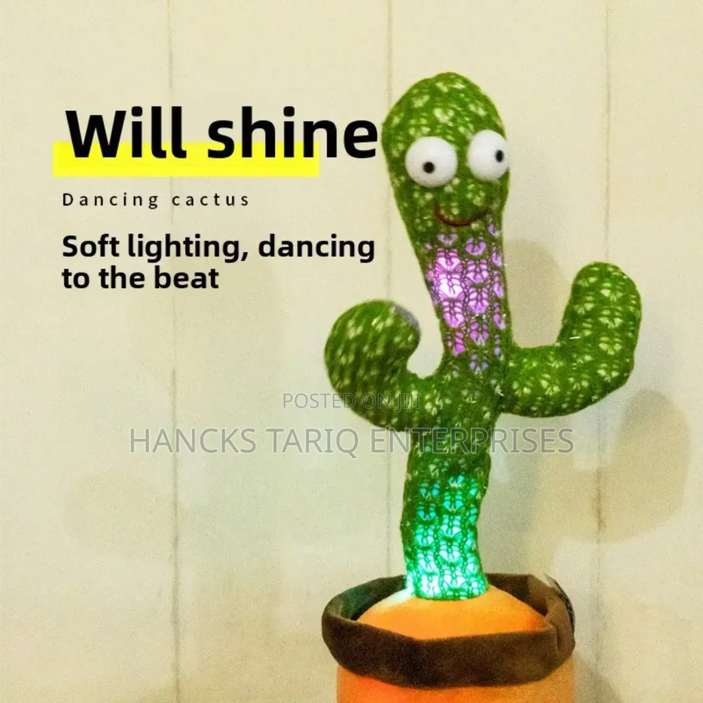 Interactive Dancing Talking Cactus Plush Toy