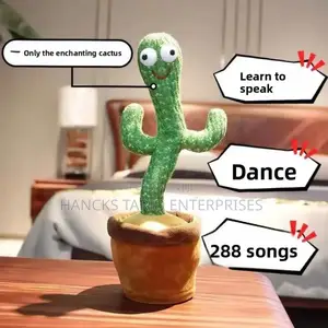 Interactive Dancing Talking Cactus Plush Toy