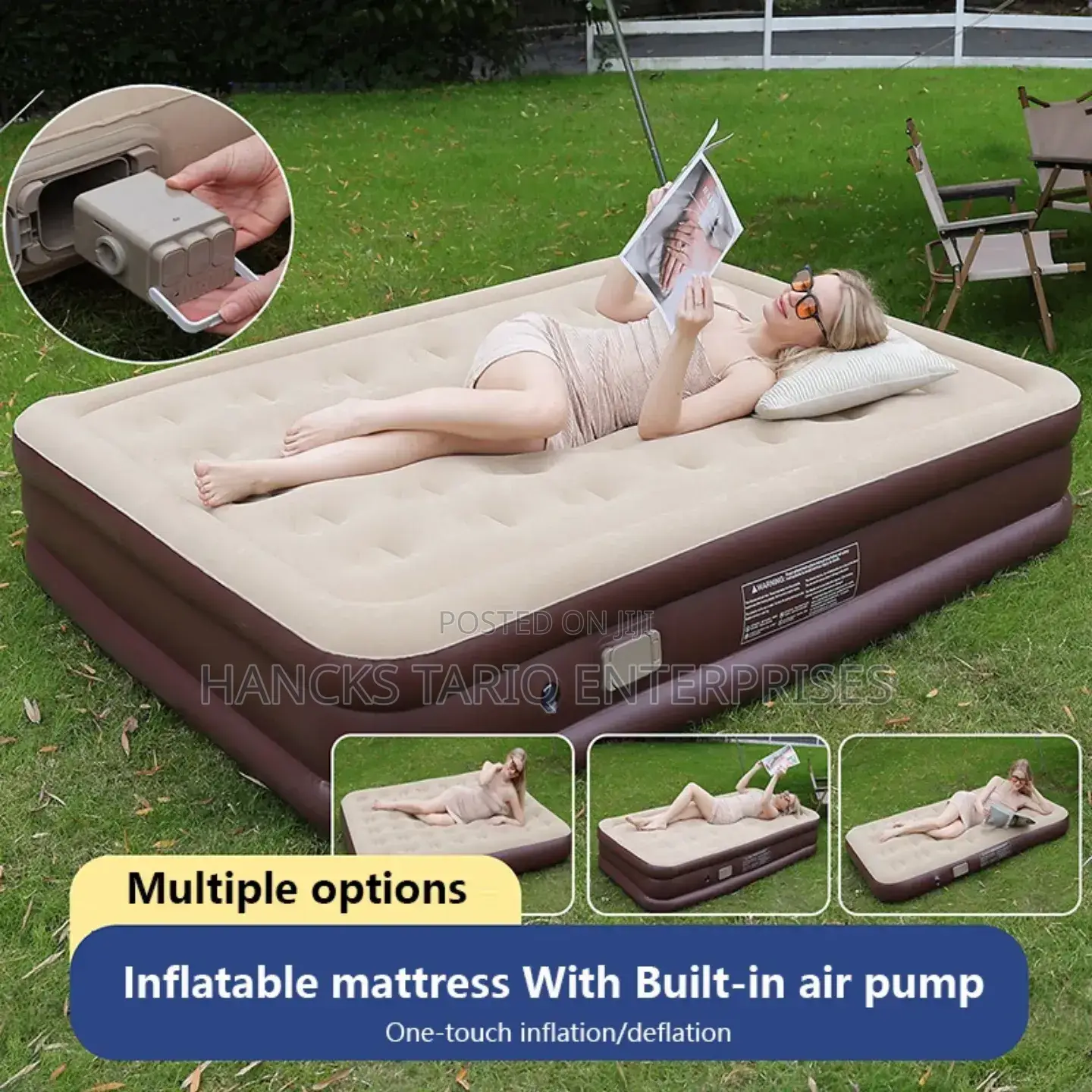 Comfortable Inflatable Air Bed – Portable Mattress