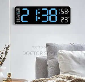 Modern Digital Wall Clock