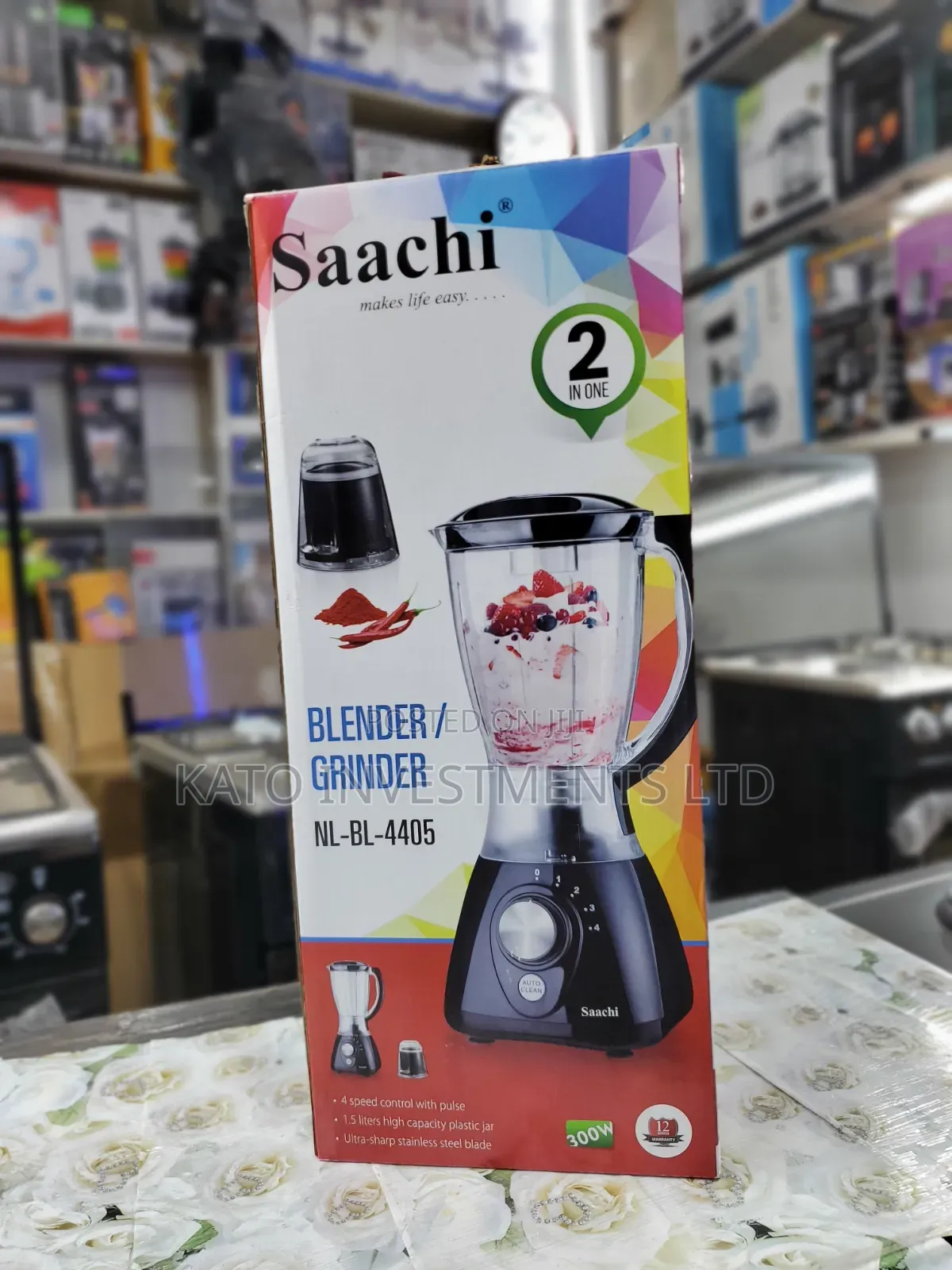 Saachi Blender 2 in 1 With 1.5l