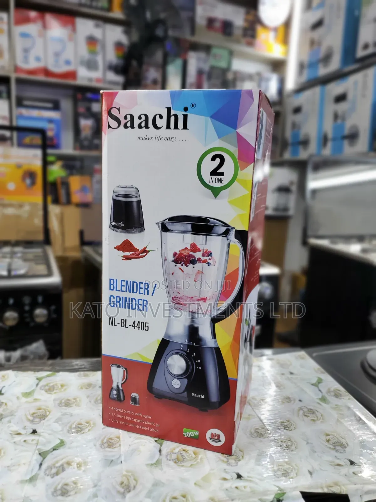 Saachi Blender 2 in 1 With 1.5l