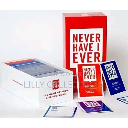 Never Have I Ever Game Cards