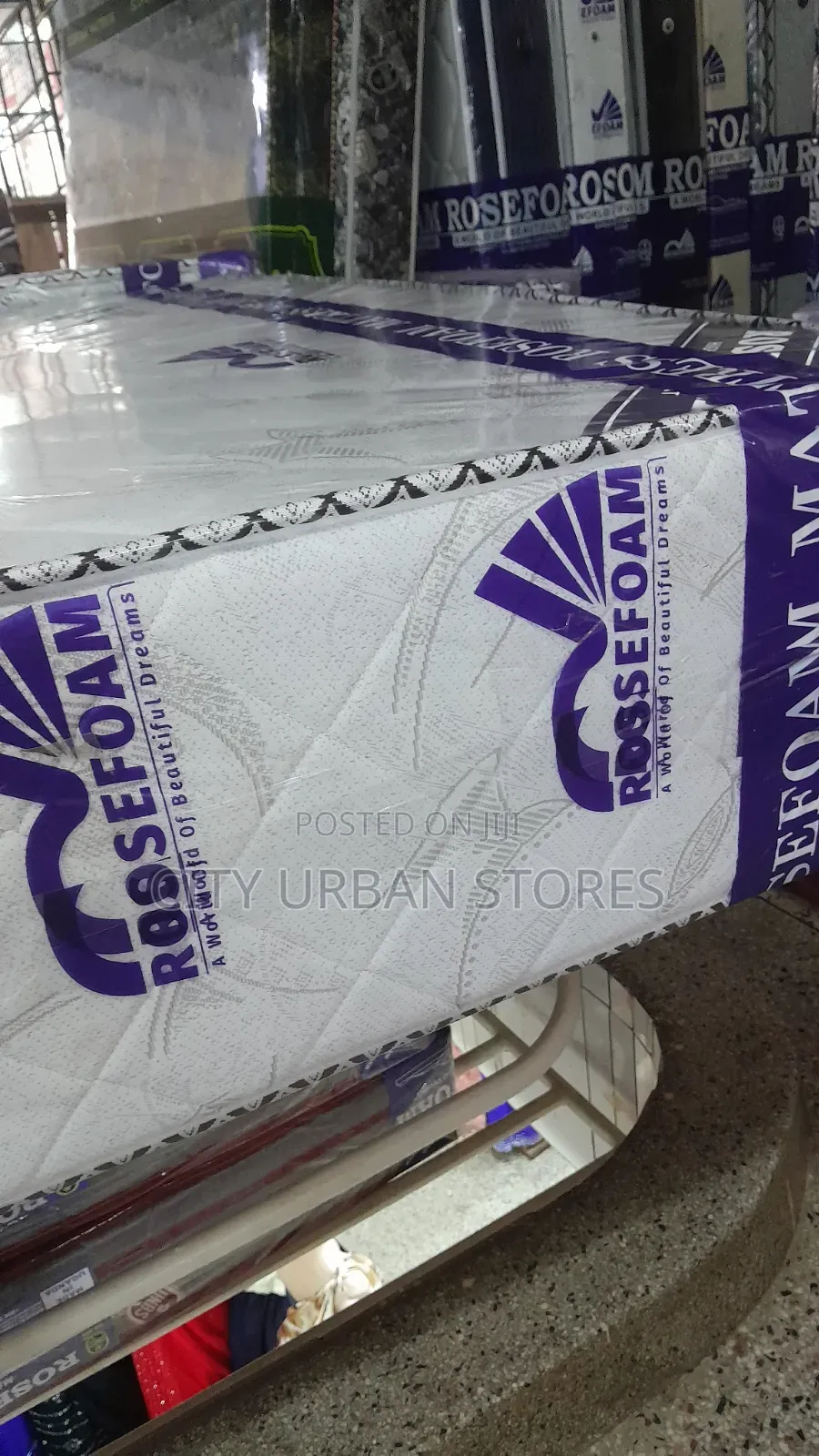 High Density 5x6 by 12-Inch Rosefoam Mattress