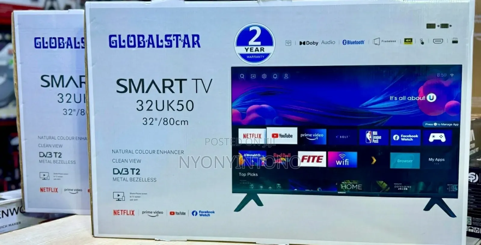 Globalstar 32" Smart Android Tv With Bluetooth