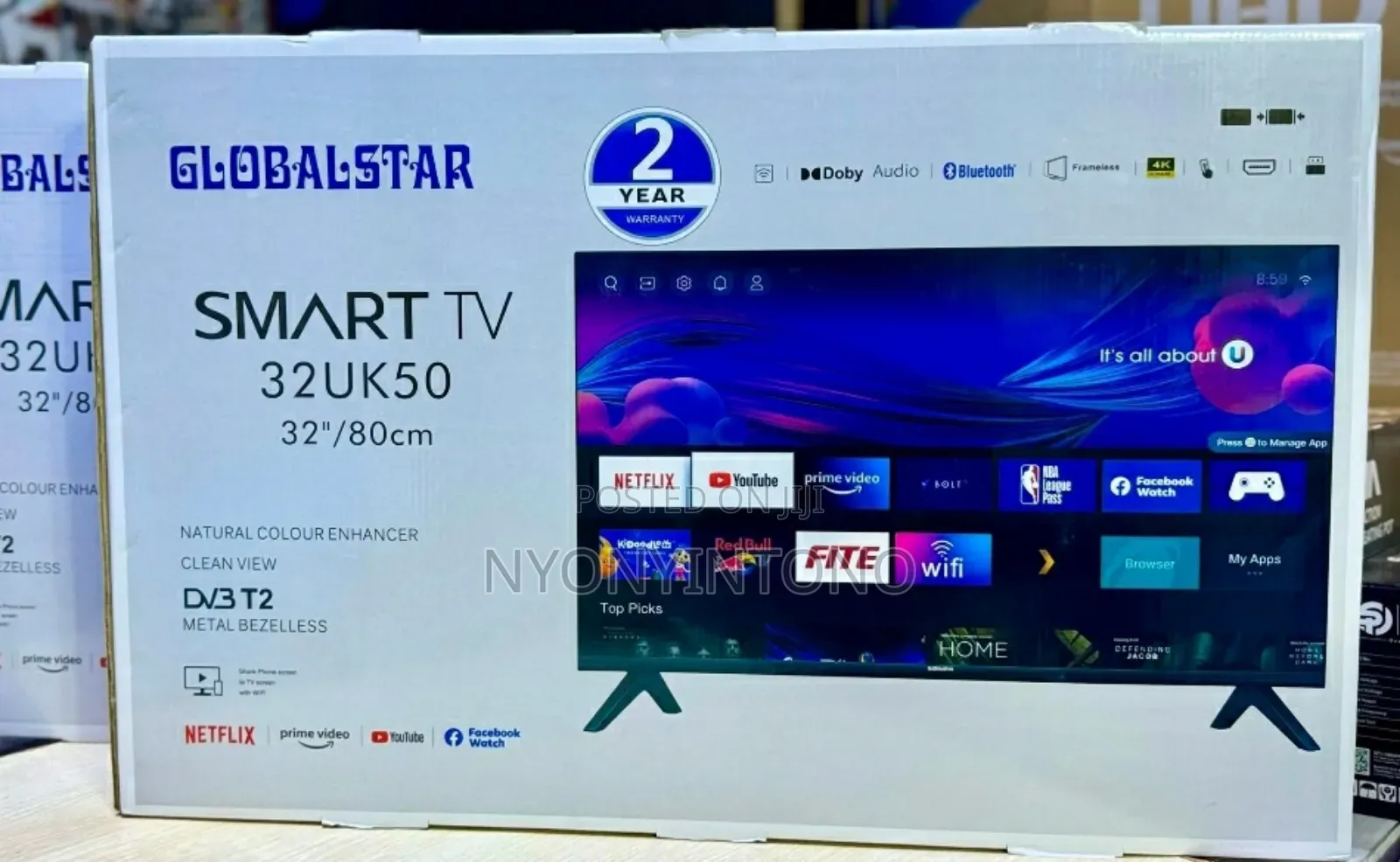 Globalstar 32" Smart Android Tv With Bluetooth