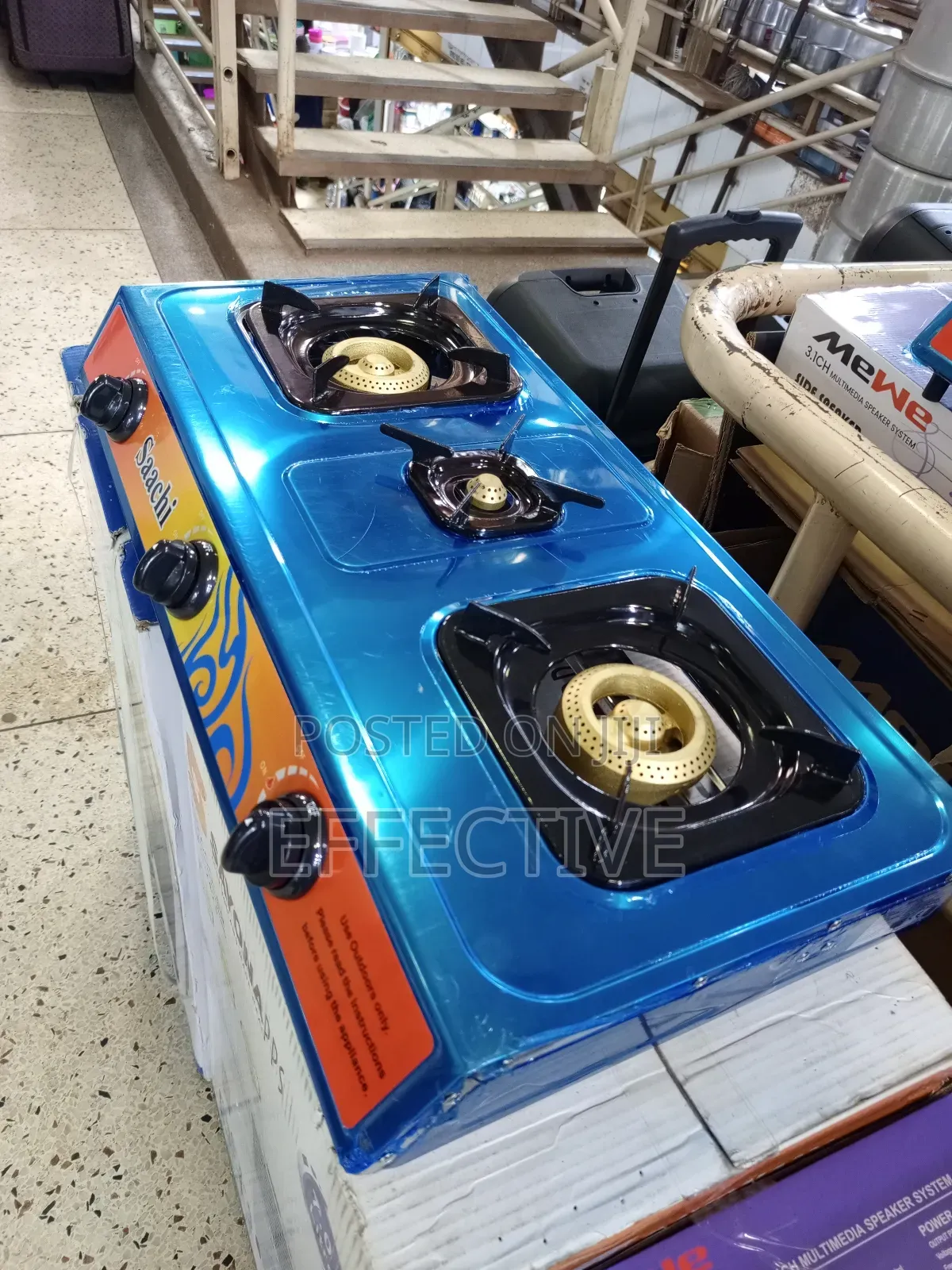 Saachi 3-Burner Tabletop Gas Stove