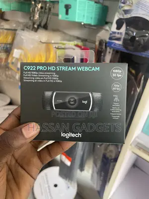 Logitech C922 Pro Stream Webcam 1080p Camera for Hd Video Streaming