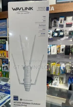 Wavlink Ac1200 Wireless Outdoor Access Point / 7dbi Antennas