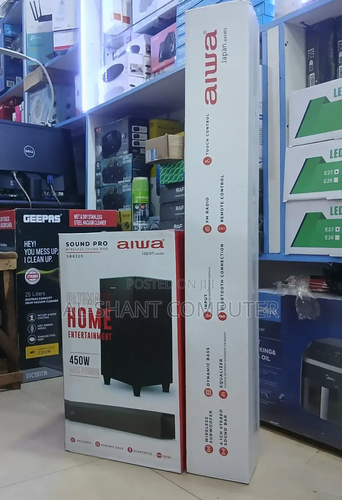 Aiwa Wireless Sound Bar System