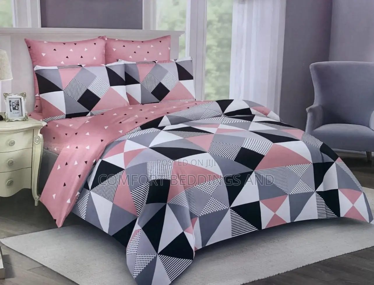 High Fibre Bedcover Set Pink