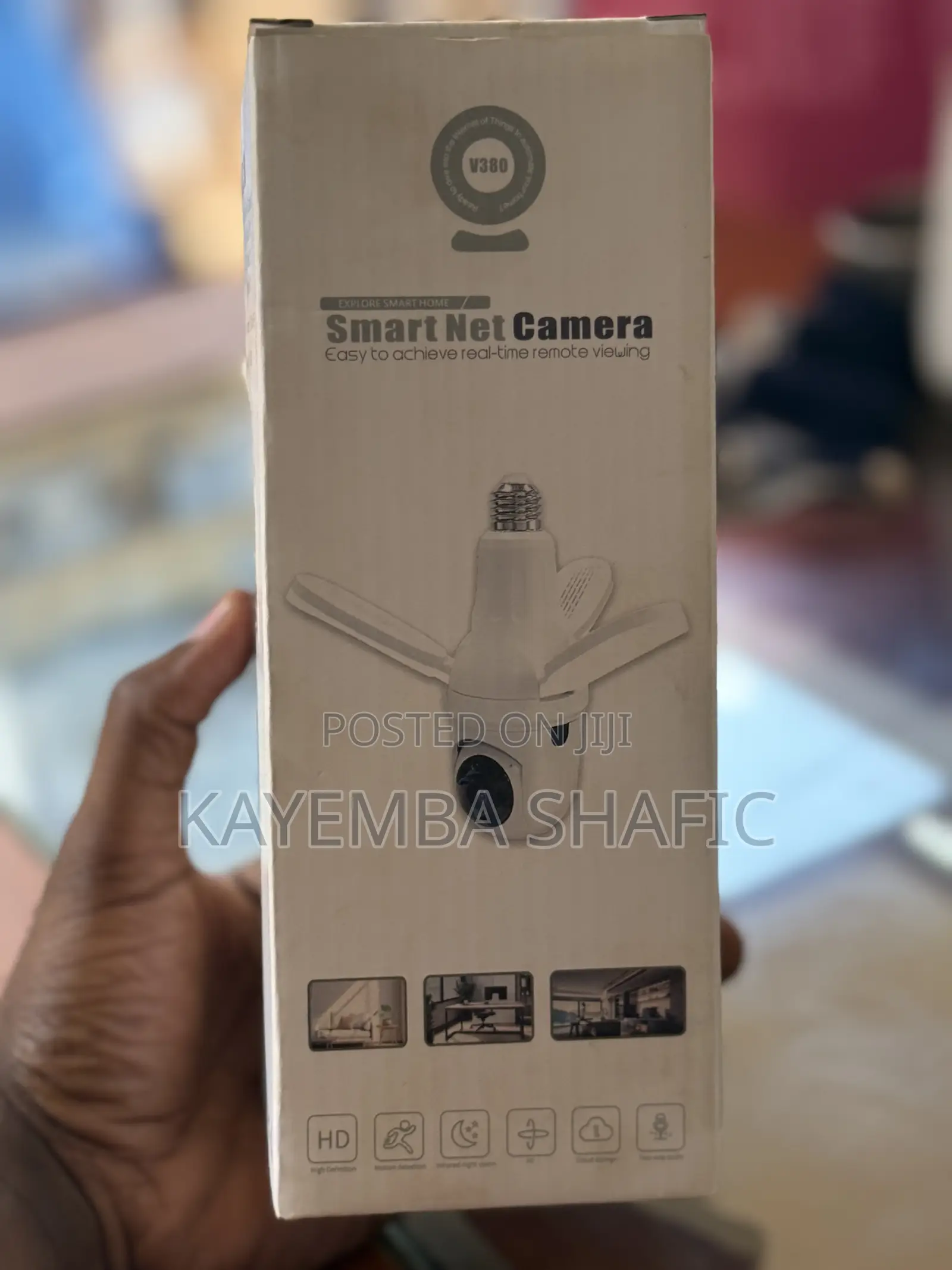 V380 Smart Net Wifi Light Bulb Security Camera