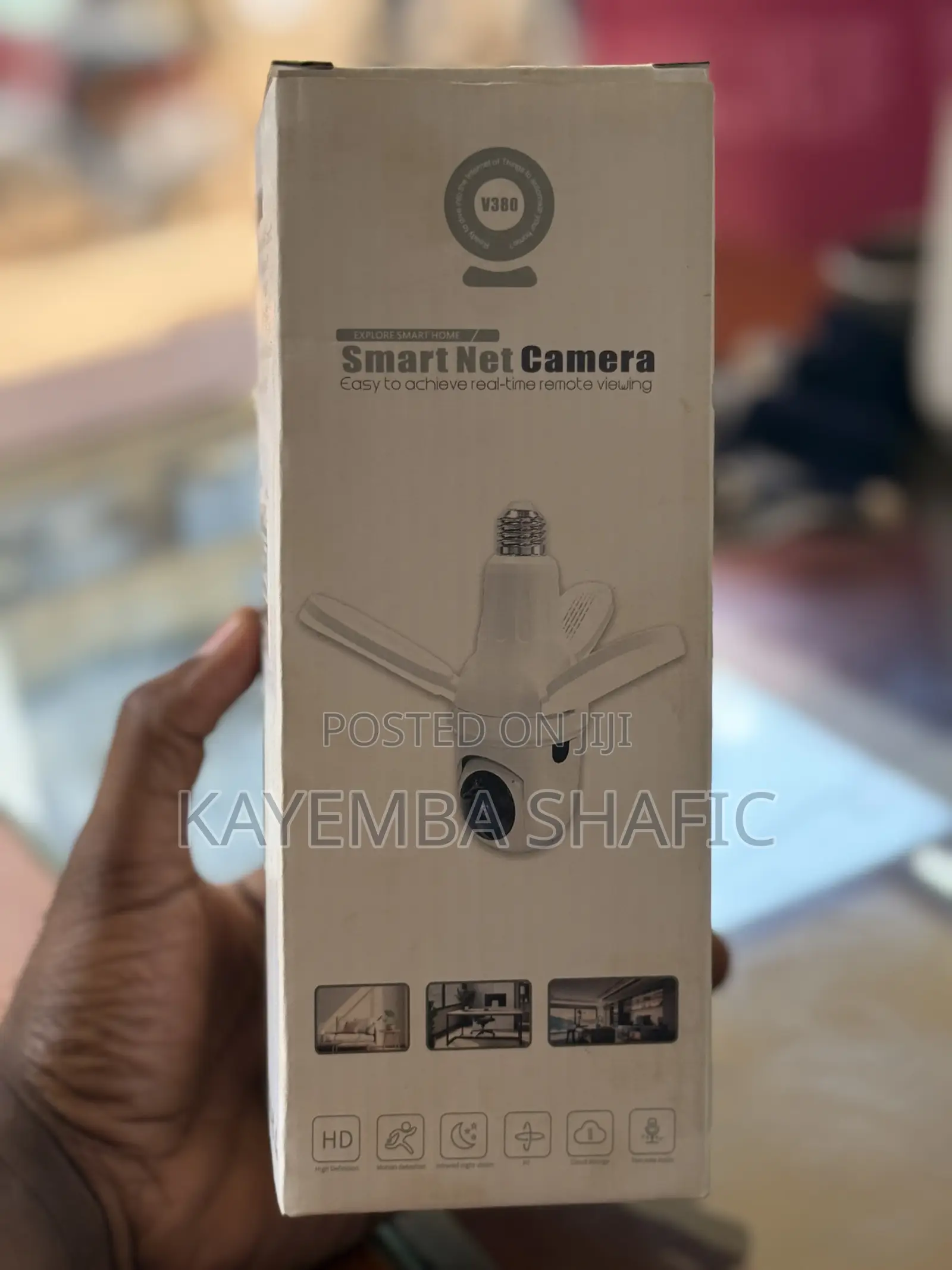 V380 Smart Net Wifi Light Bulb Security Camera