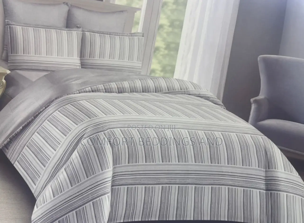 Fibre Bedcover Set Stripes 5*6
