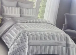 Fibre Bedcover Set Stripes 5*6
