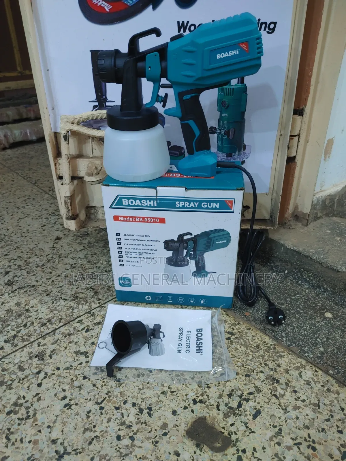 Corded Electric Boashi 550w Paint Spray Guns