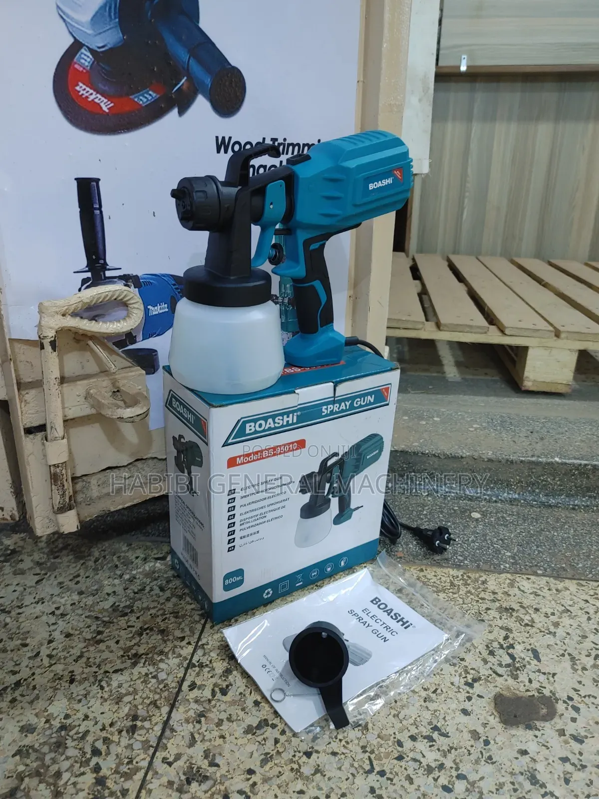 Corded Electric Boashi 550w Paint Spray Guns
