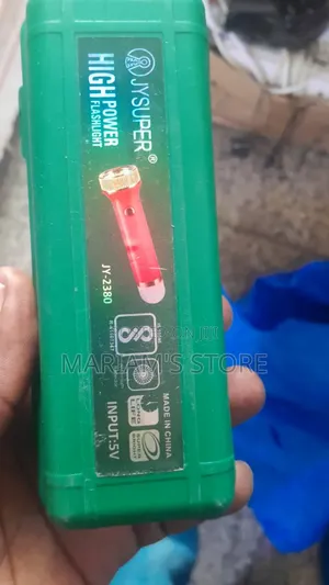 Jysuper Branded High-Power Rechargeable Led Flashlight.