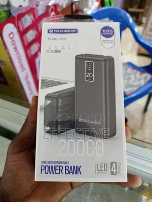 Colouration Power Bank 20000mah.
