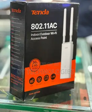 Tenda Oap1200 Ac1200 Dual-Band Outdoor Wi-Fi Access Point.