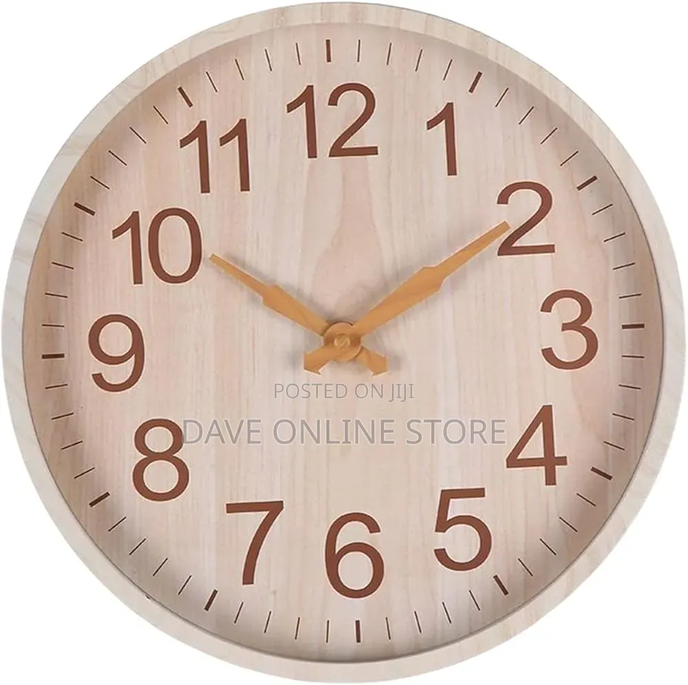 12in Wall Clock Battery Powered Home Dinner Wall Clocks
