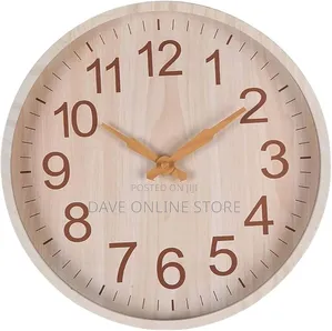 12in Wall Clock Battery Powered Home Dinner Wall Clocks