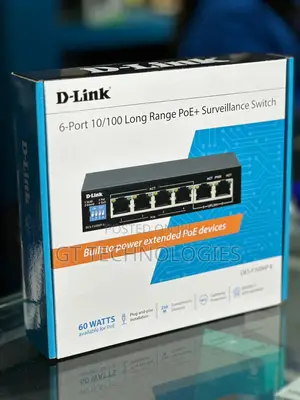D-Link 6-Port Surveillance Switch