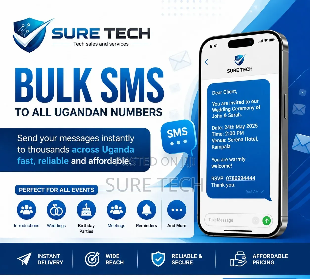 Bulk SMS Sending at 40/-