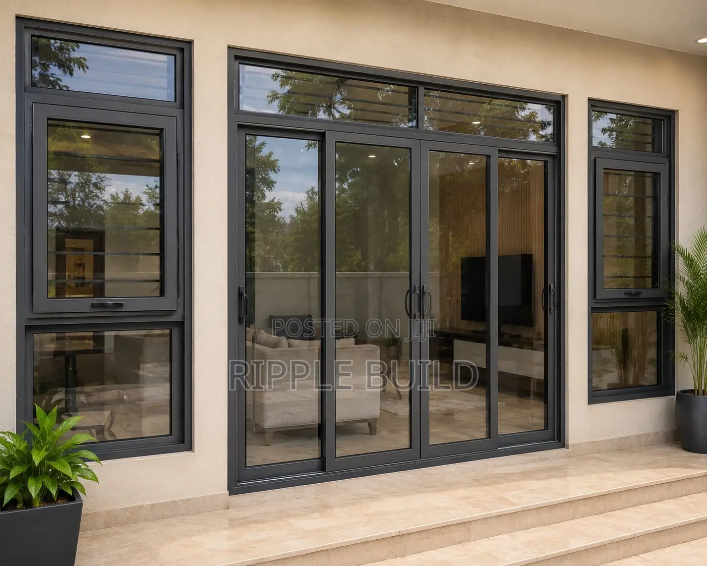 Custom Aluminium Windows Doors Fabrication Installation