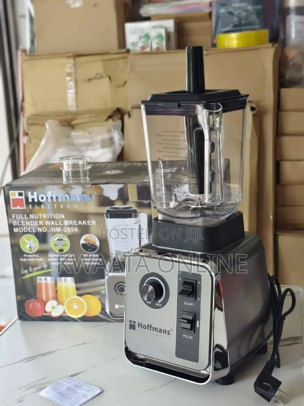 Hoffmans High Speed Full Nutritional Commercial Blender -2l