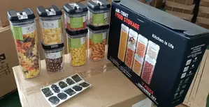 7-piece Air-tight Food Storage Container Set