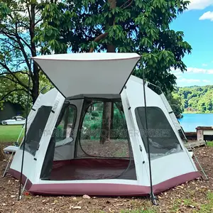 Spacious Hexagonal Outdoor Camping Tent