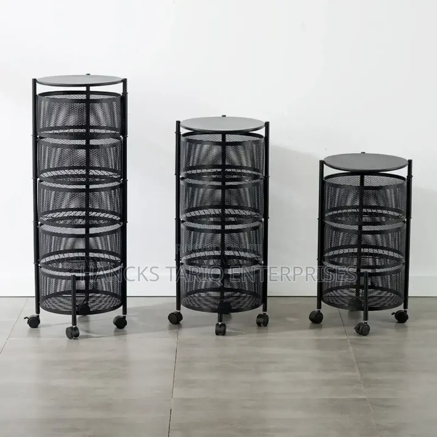 Multi-layer Rotating Kitchen Storage Racks