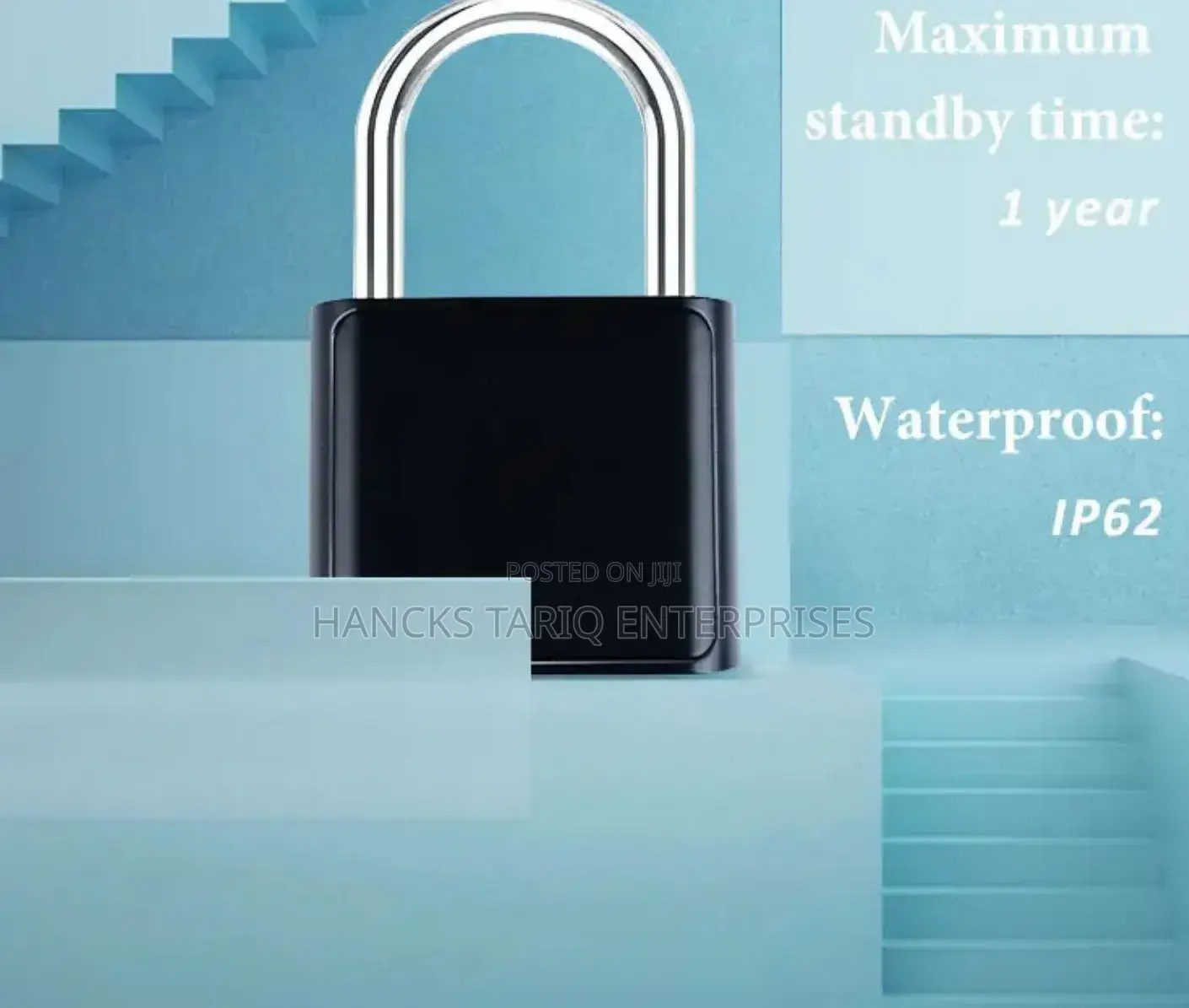 Modern Fingerprint Padlock – Keyless Smart