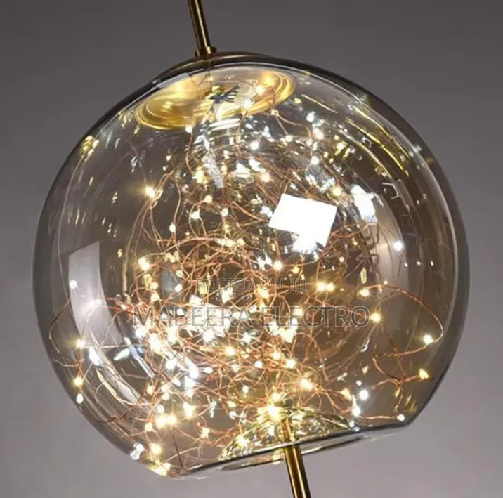 Postmodern Art Glass Chandelier