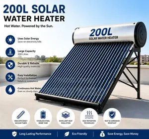 200l Solar Water Heater Uganda | Stainless Steel Hot Water System