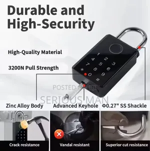 Tuya Smart Biometric Fingerprint And Keypad Padlock