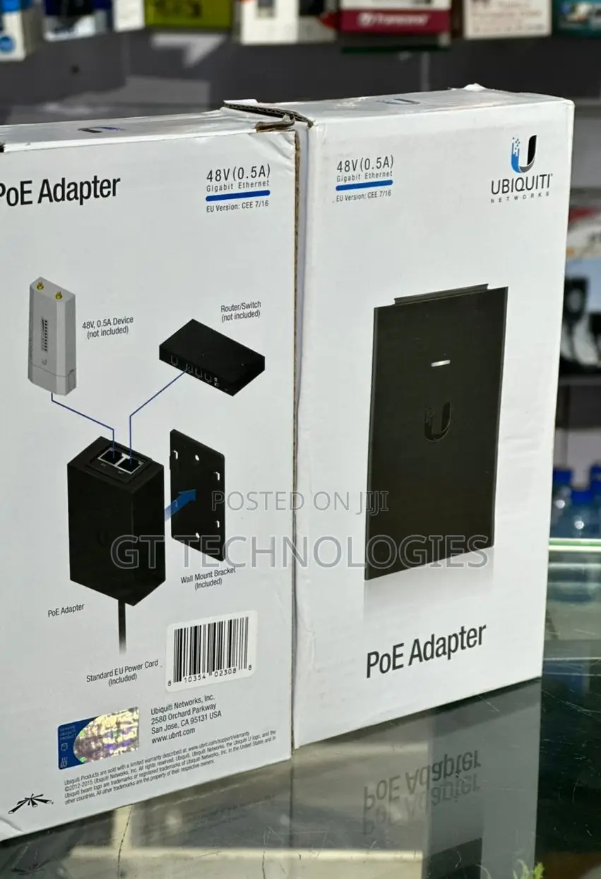 Ubiquiti Networks Poe-48-24w-G Power Over Ethernet Adapters.