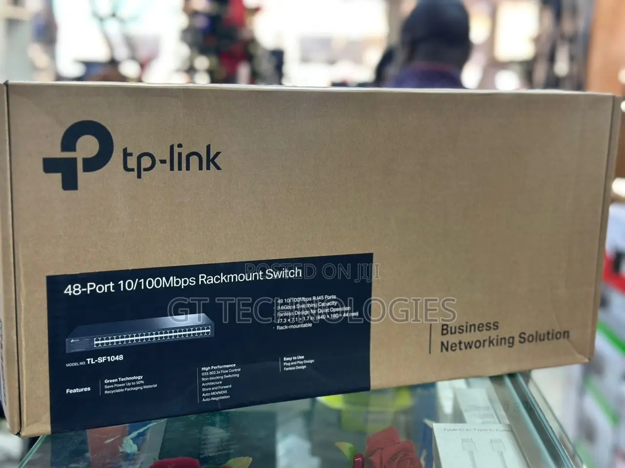 Tp-Link -10/100mbps Rackmount Switch Designed for Business Networking