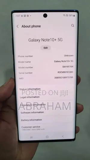 Samsung Galaxy Note 10 Plus 5G 512 GB Black